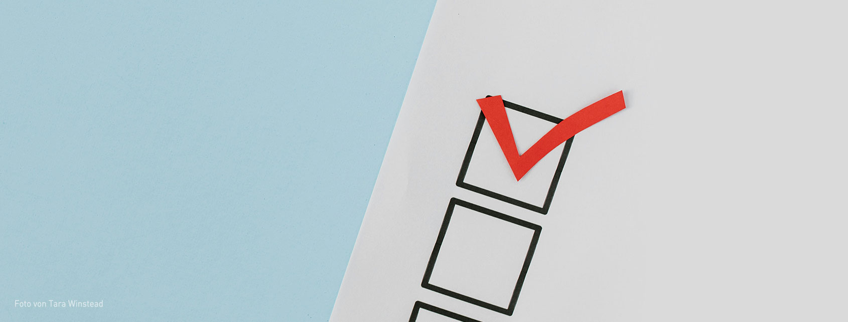 Ausschnitt einer Abhak-Liste