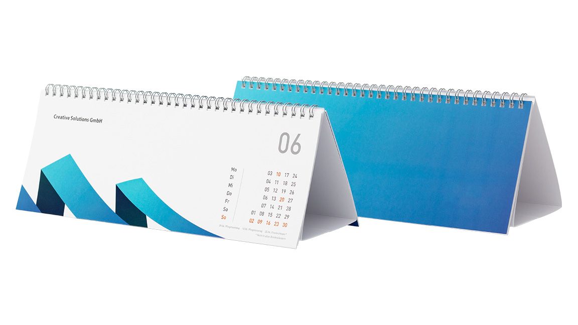 Tischkalender Motiv im Fokus